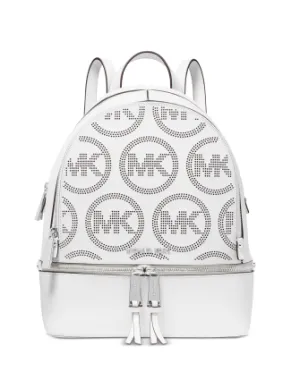 Michael Michael Kors Rhea Zip Small Leather Backpack Michael Kors Bags