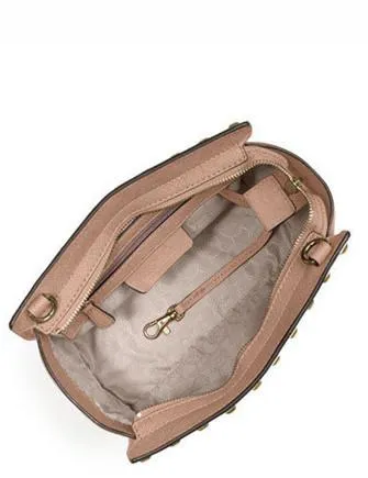 Michael Michael Kors Selma Medium Studded Saffiano Messenger Michael Kors Bags
