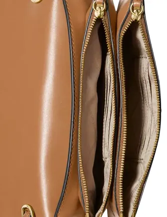 Michael Michael Kors Signature Charm Triple Gusset Crossbody Michael Kors Bags