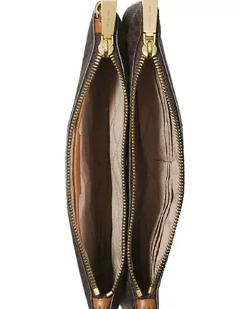 Michael Michael Kors Signature Double Pouch Crossbody Michael Kors Bags