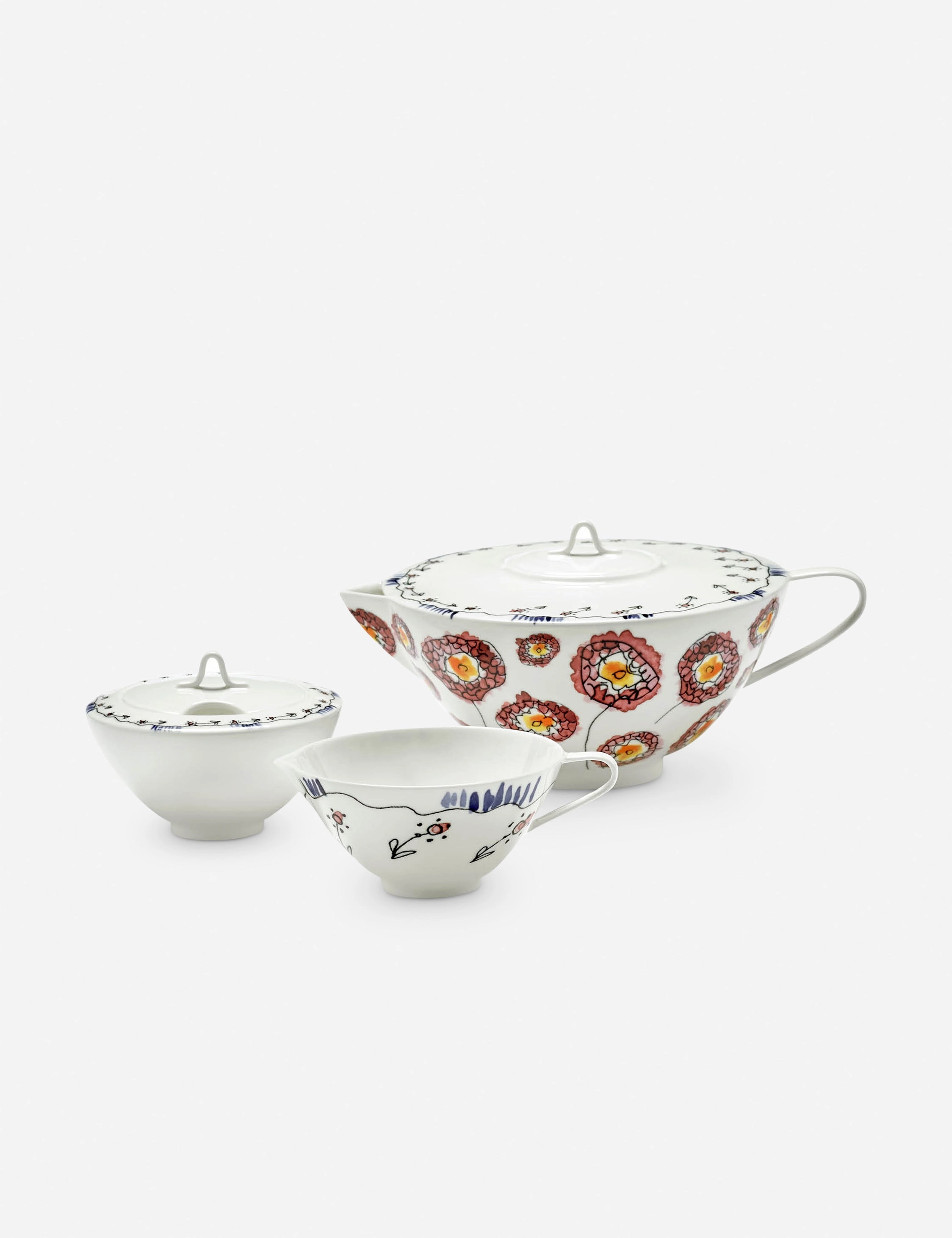 Midnight Flowers Creamer by Marni x Serax