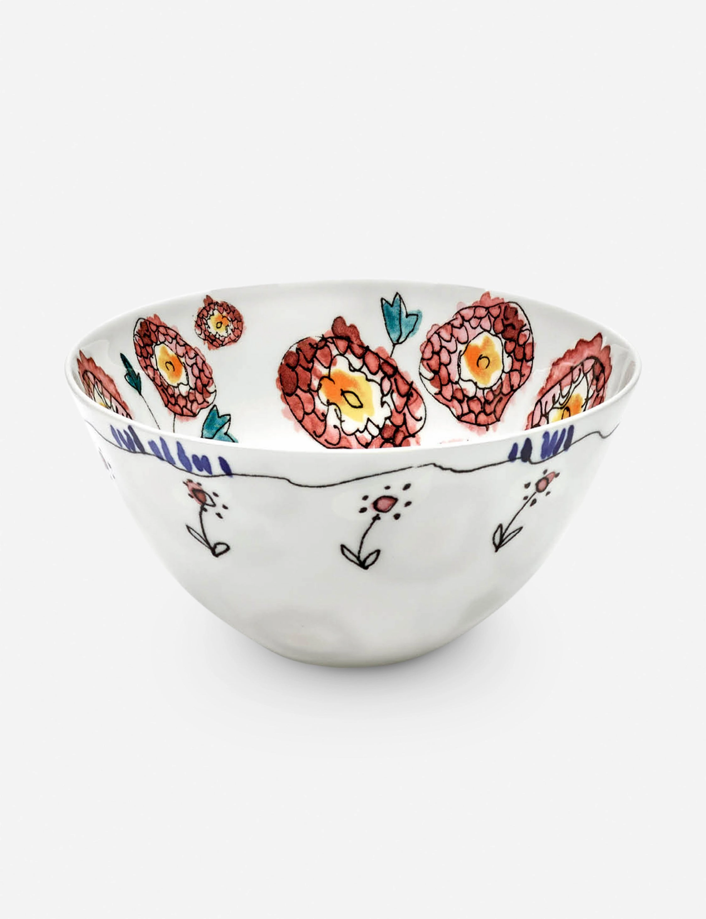 Midnight Flowers Dinnerware by Marni x Serax