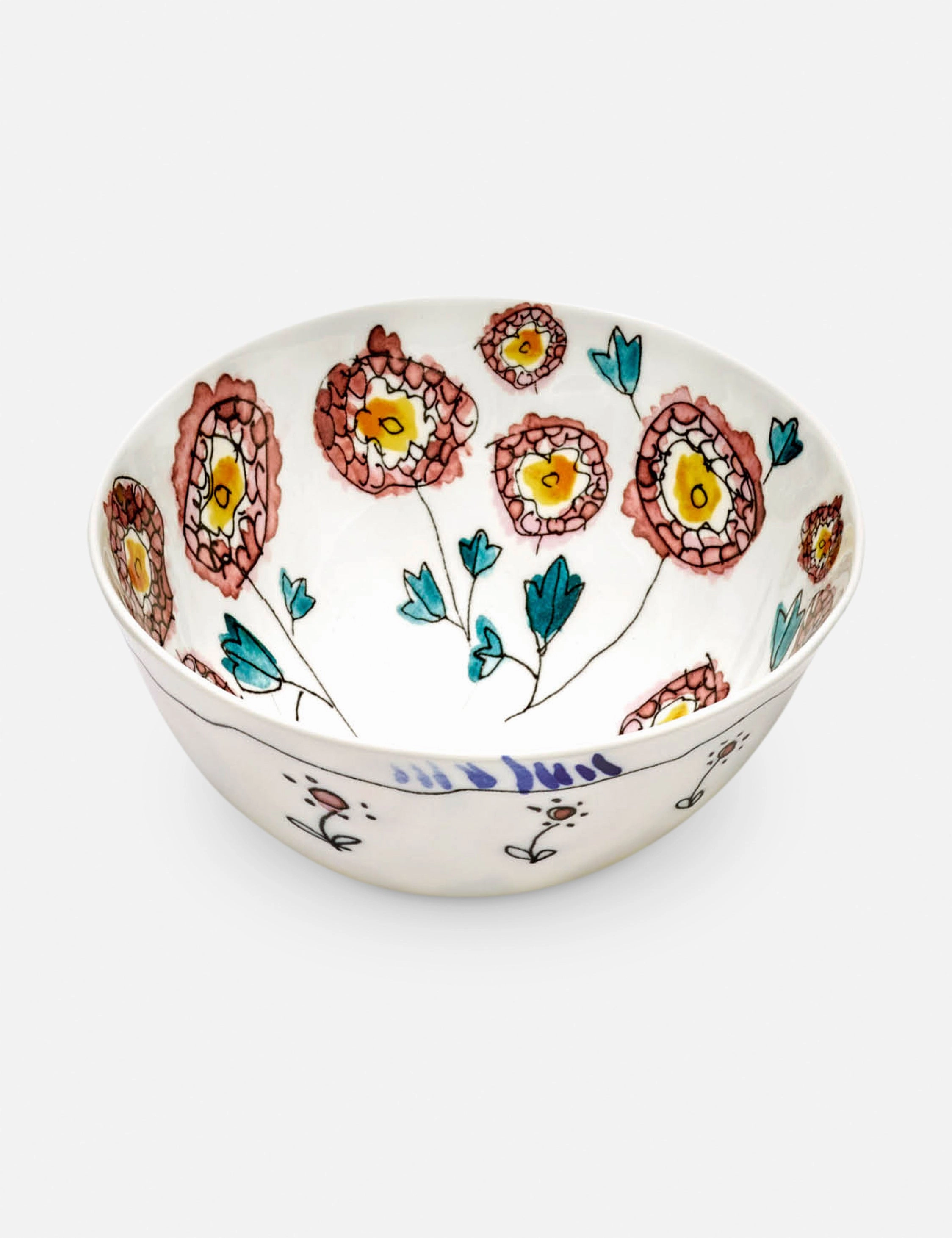 Midnight Flowers Dinnerware by Marni x Serax