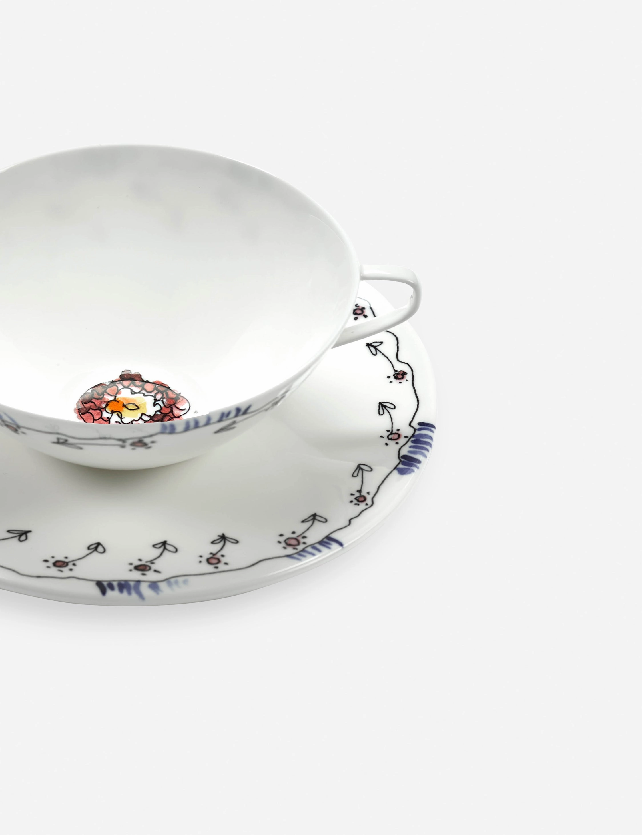 Midnight Flowers Drinkware by Marni x Serax