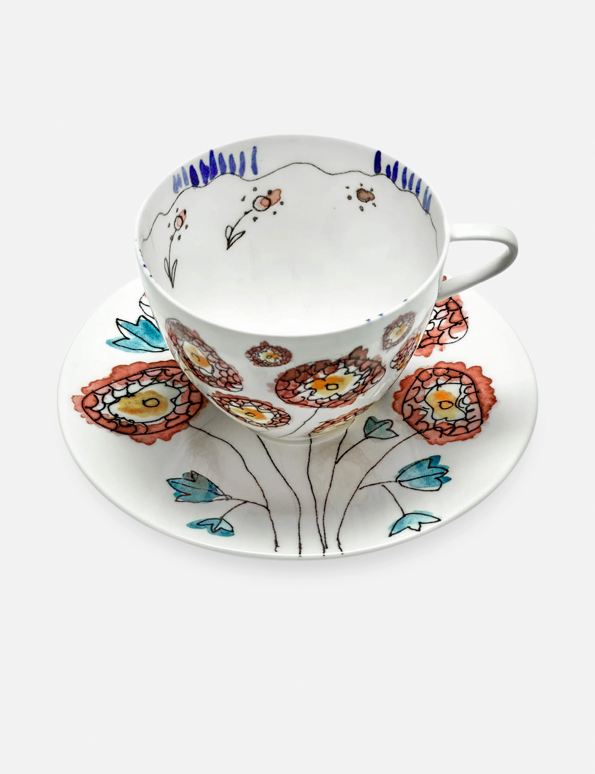 Midnight Flowers Drinkware by Marni x Serax