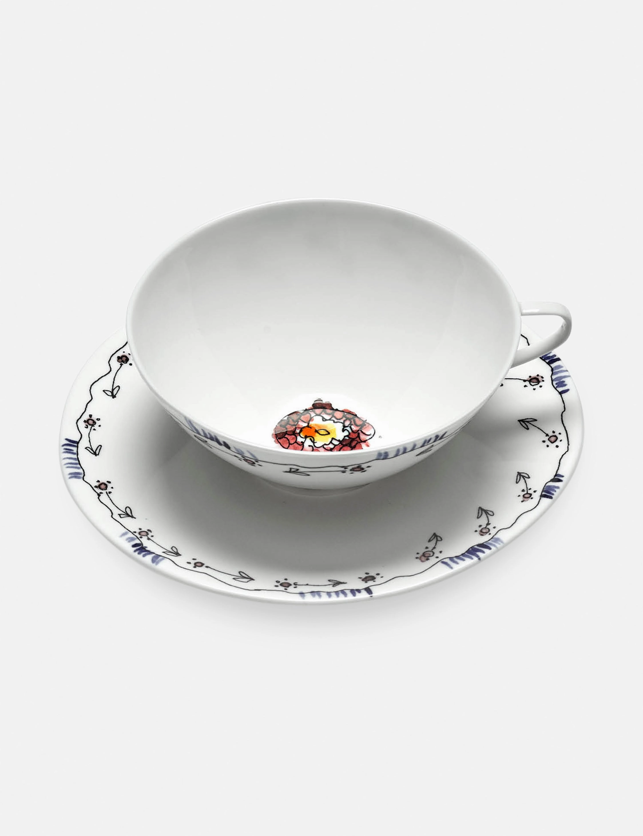 Midnight Flowers Drinkware by Marni x Serax