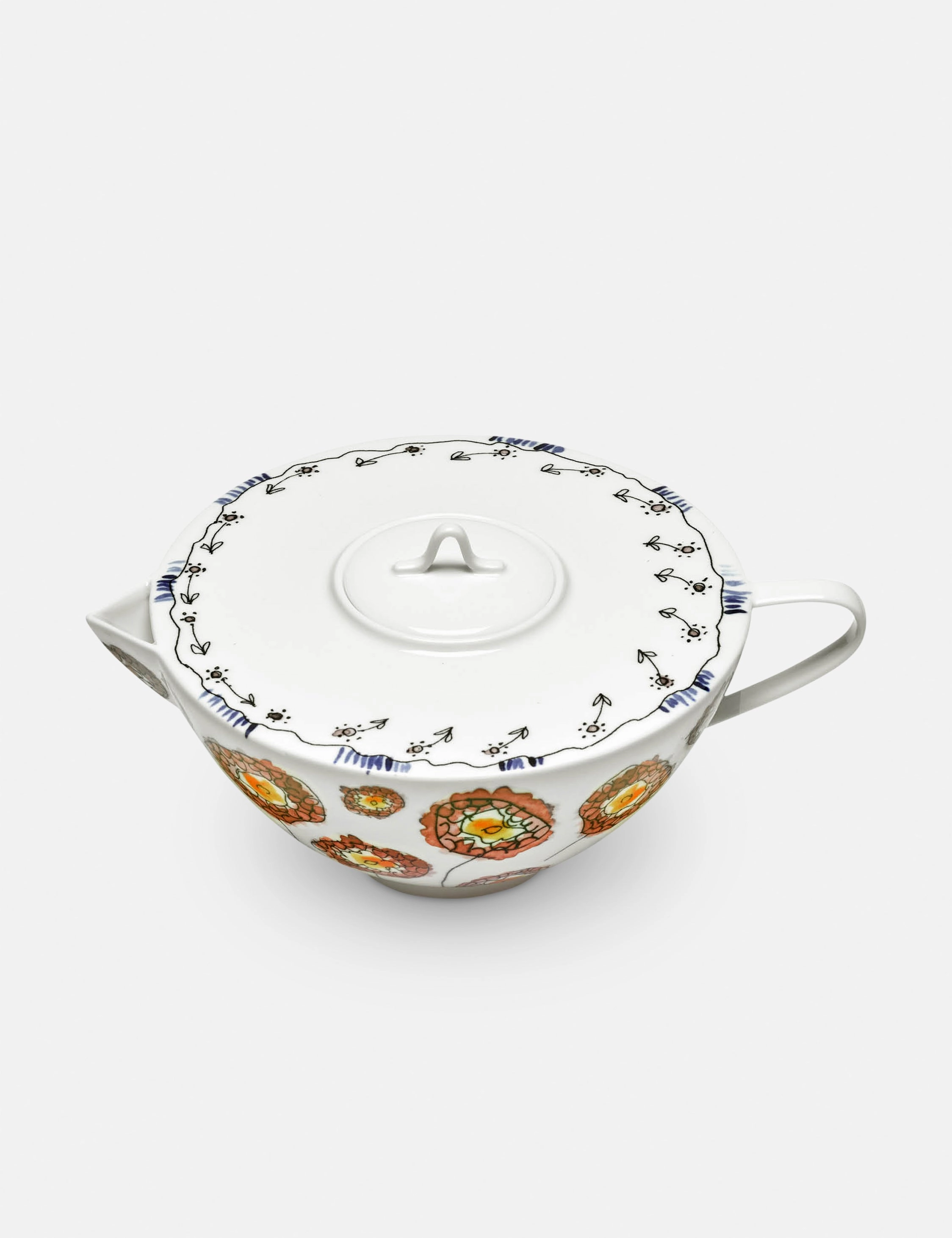 Midnight Flowers Teapot by Marni x Serax