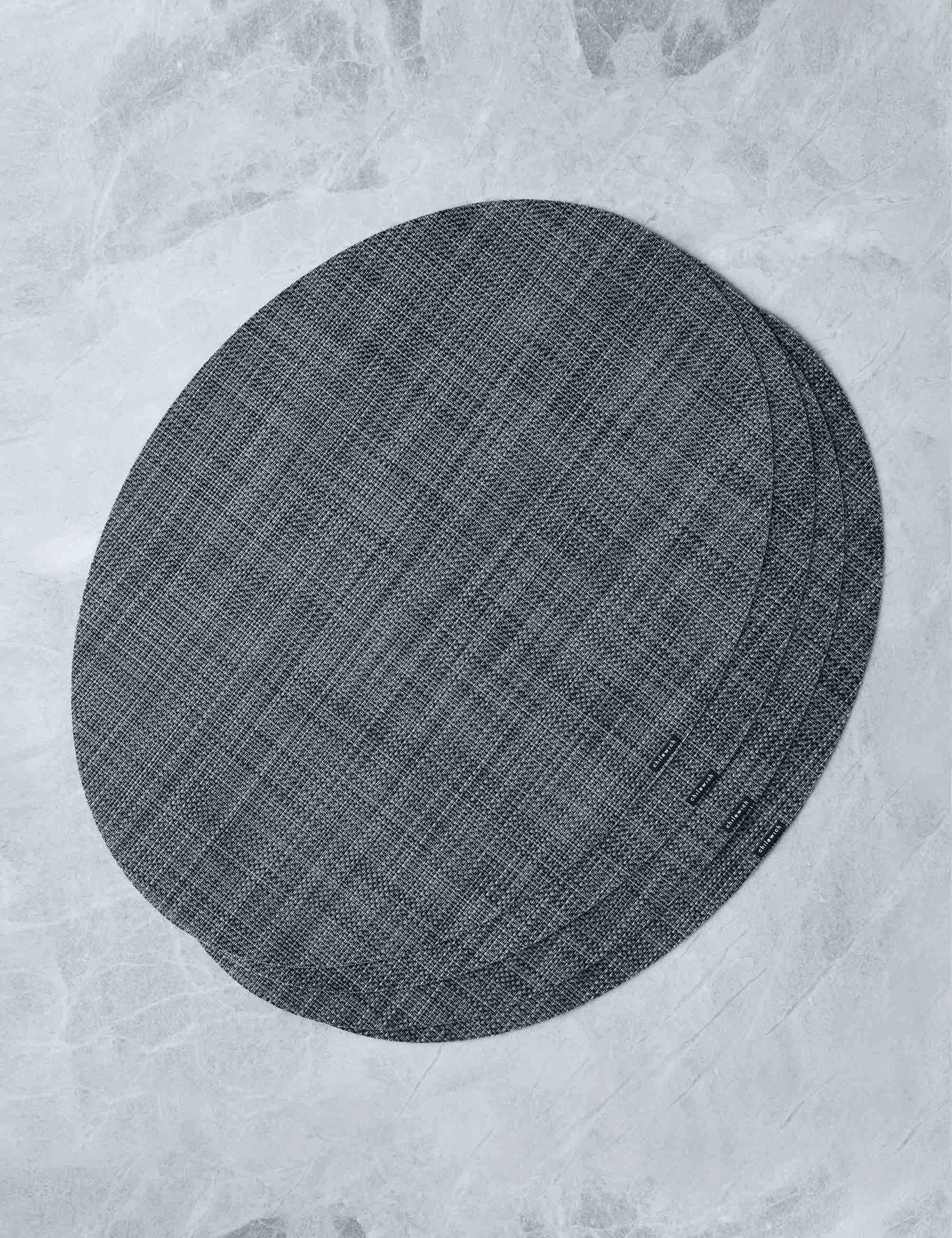 Mini Basketweave Oval Placemat (Set of 4) by Chilewich