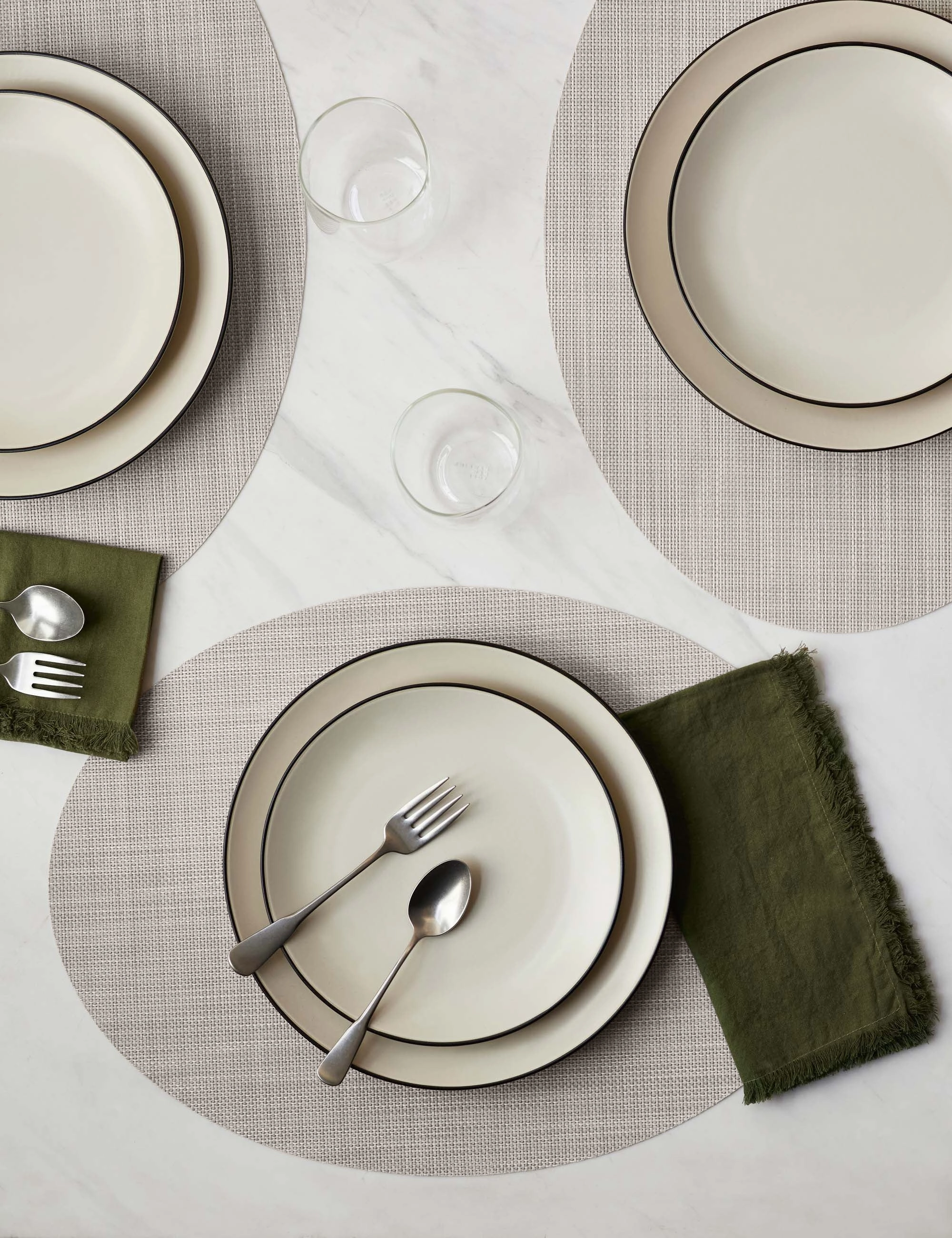 Mini Basketweave Oval Placemat (Set of 4) by Chilewich