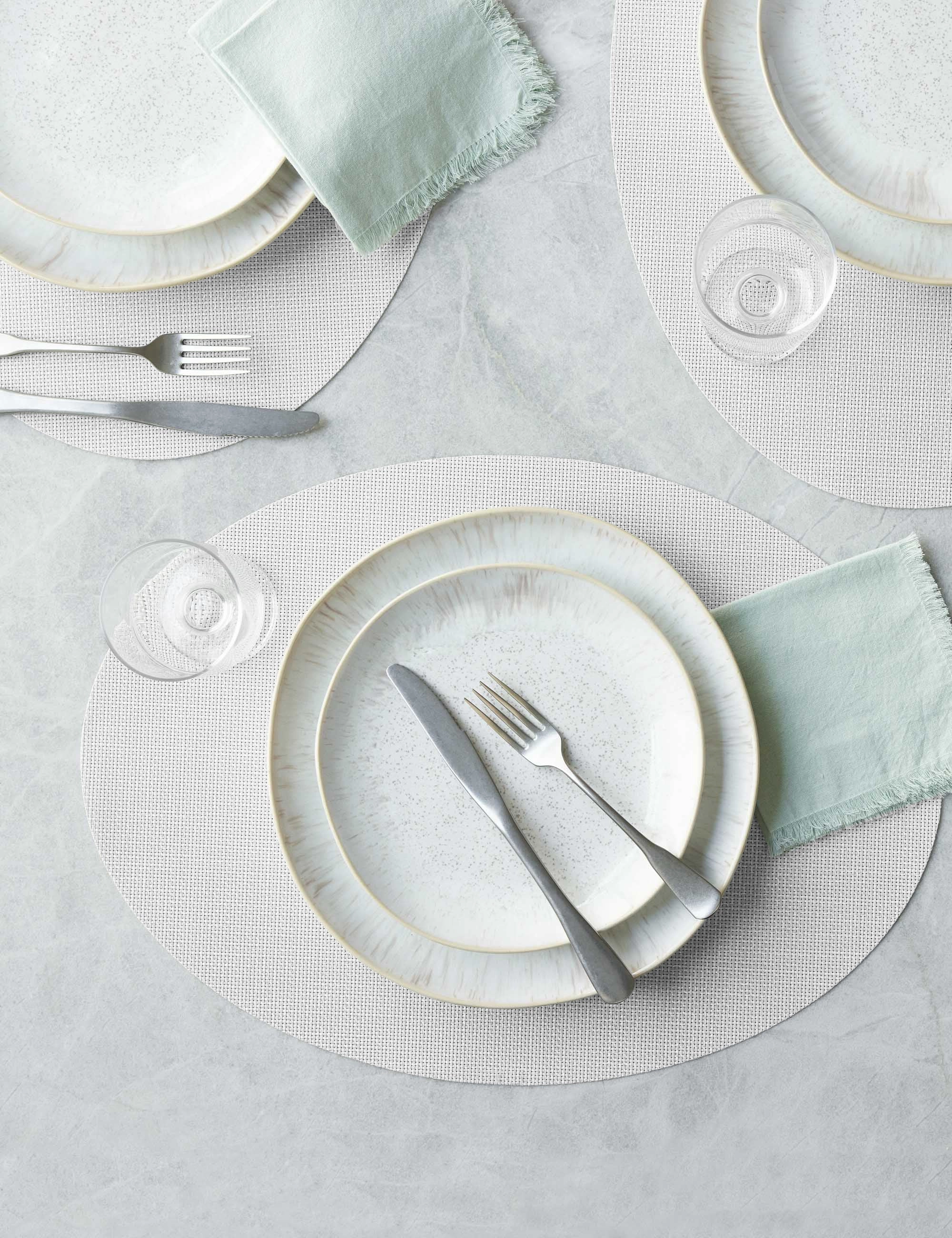 Mini Basketweave Oval Placemat (Set of 4) by Chilewich