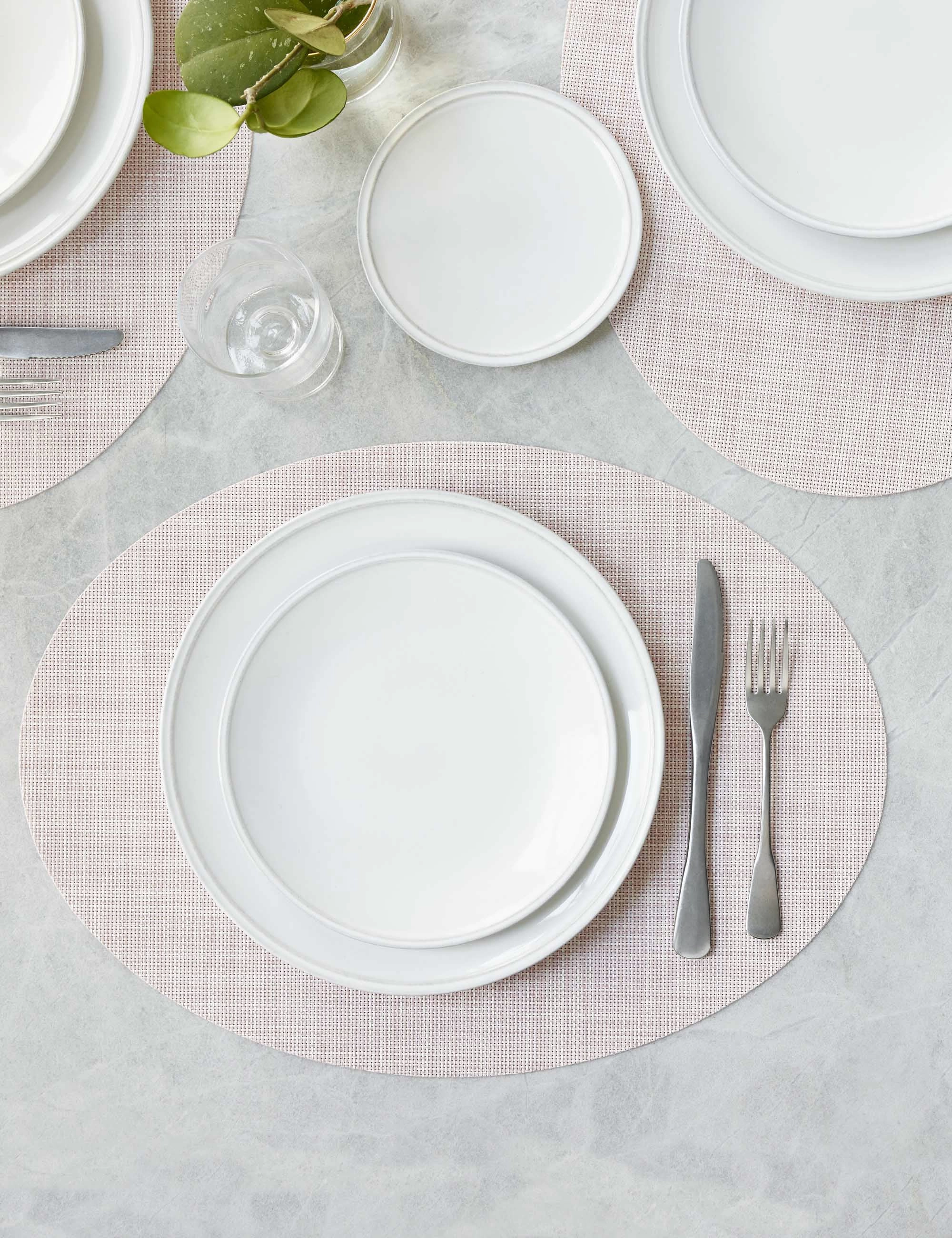 Mini Basketweave Oval Placemat (Set of 4) by Chilewich