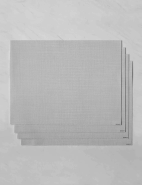 Mini Basketweave Rectangle Placemat (Set of 4) by Chilewich 