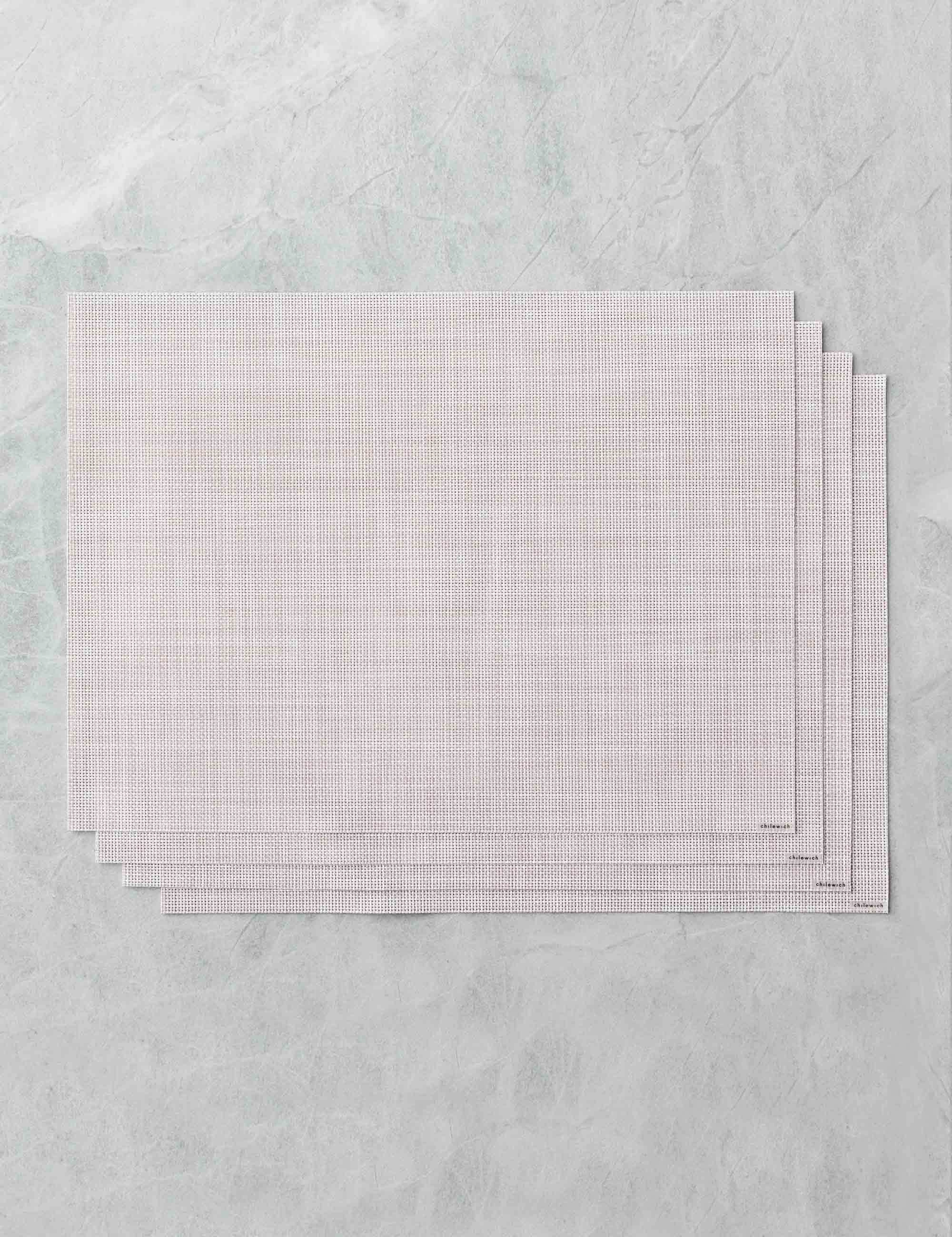 Mini Basketweave Rectangle Placemat (Set of 4) by Chilewich