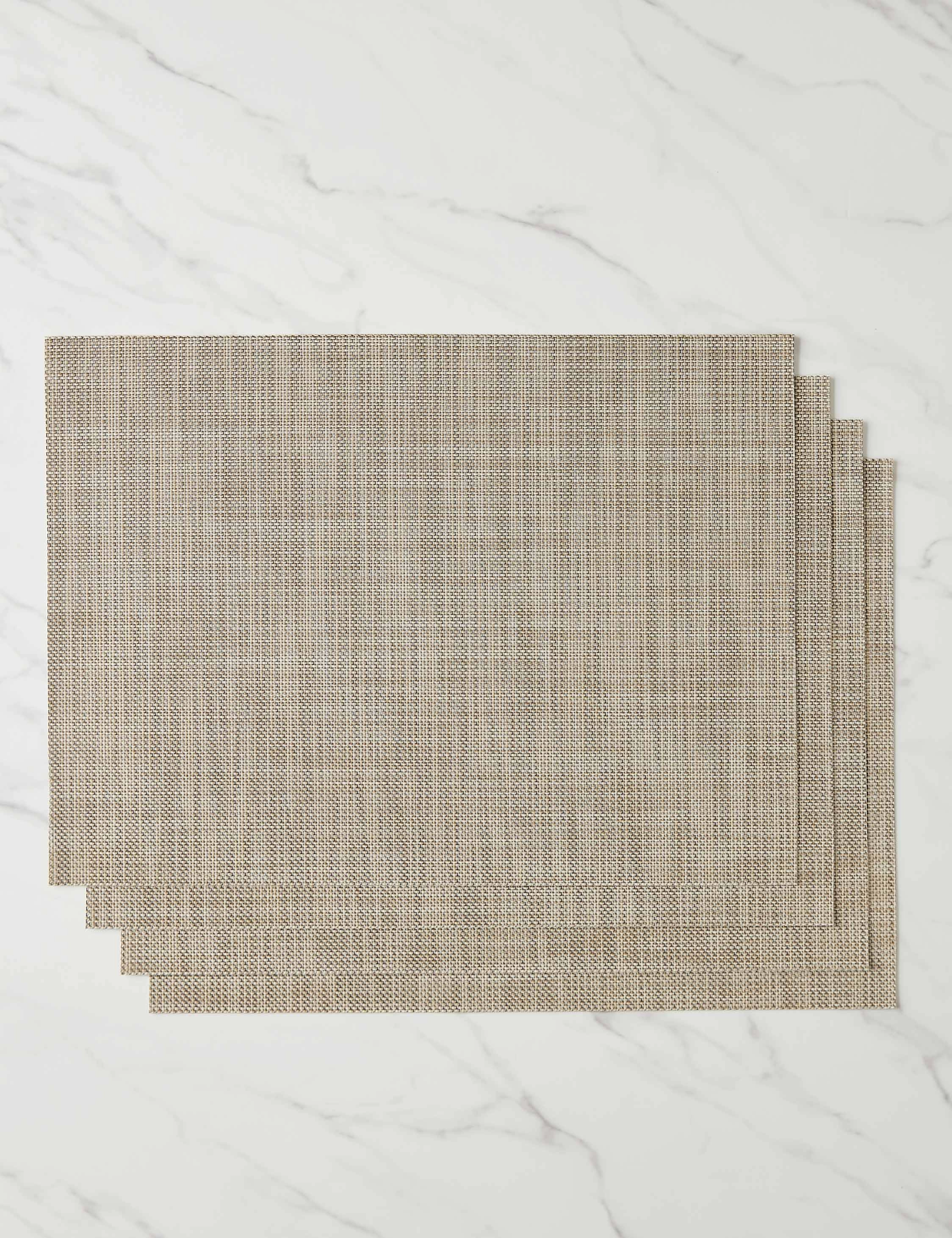 Mini Basketweave Rectangle Placemat (Set of 4) by Chilewich