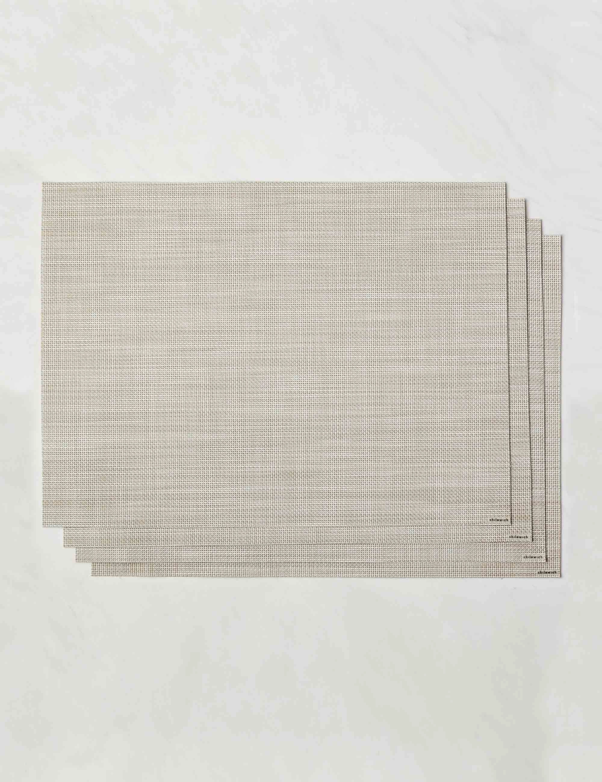 Mini Basketweave Rectangle Placemat (Set of 4) by Chilewich