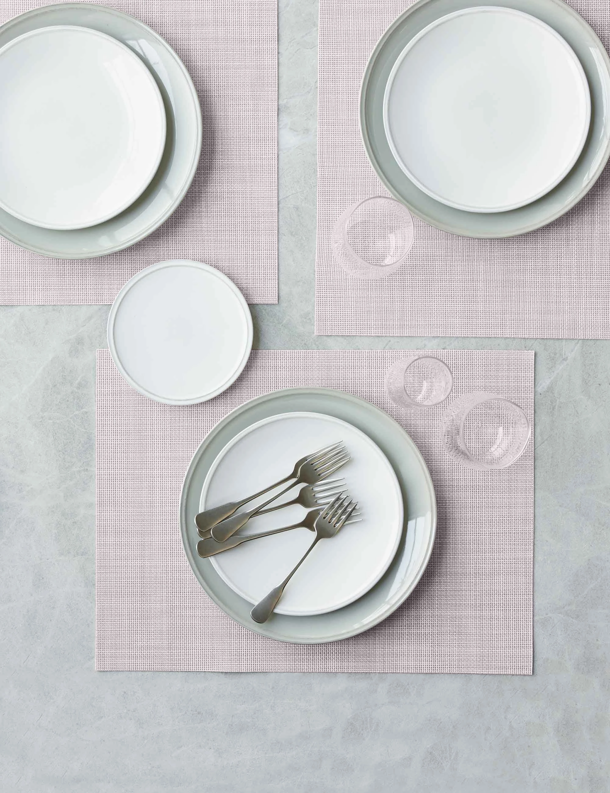 Mini Basketweave Rectangle Placemat (Set of 4) by Chilewich