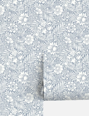 Modern Acanthus Peel   Stick Wallpaper by Erin & Ben Co. 