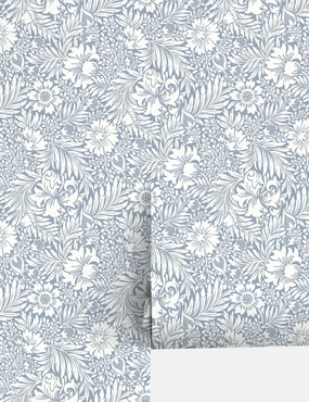 Modern Acanthus Peel   Stick Wallpaper by Erin & Ben Co. 