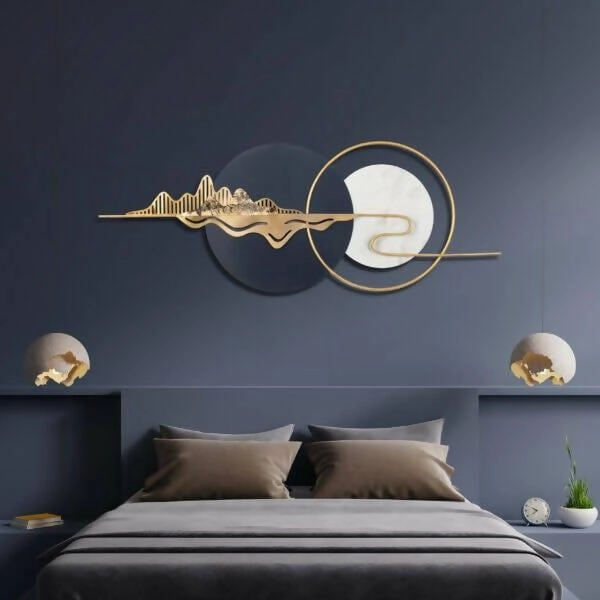 MODERN BIRD LEAVE WALL ART 