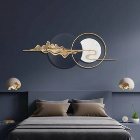 MODERN BIRD LEAVE WALL ART 
