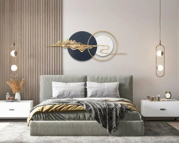 MODERN BIRD LEAVE WALL ART