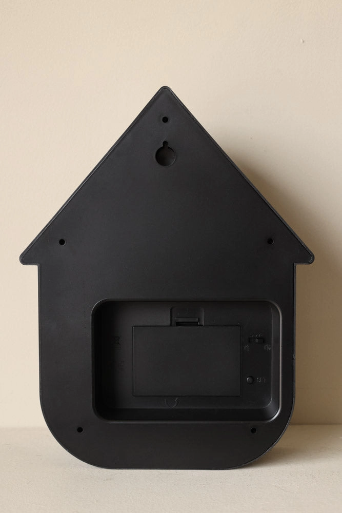 Modern Black Cuckoo Wall Clock