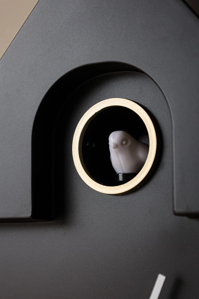 Modern Black Cuckoo Wall Clock