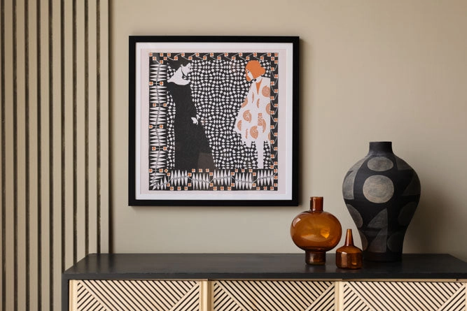 Monochrome Beauties Art Print - Available Unframed Or Framed