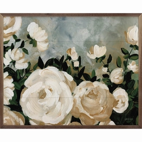 Moody Garden By Yvette St. Amant Wood Framed Print 