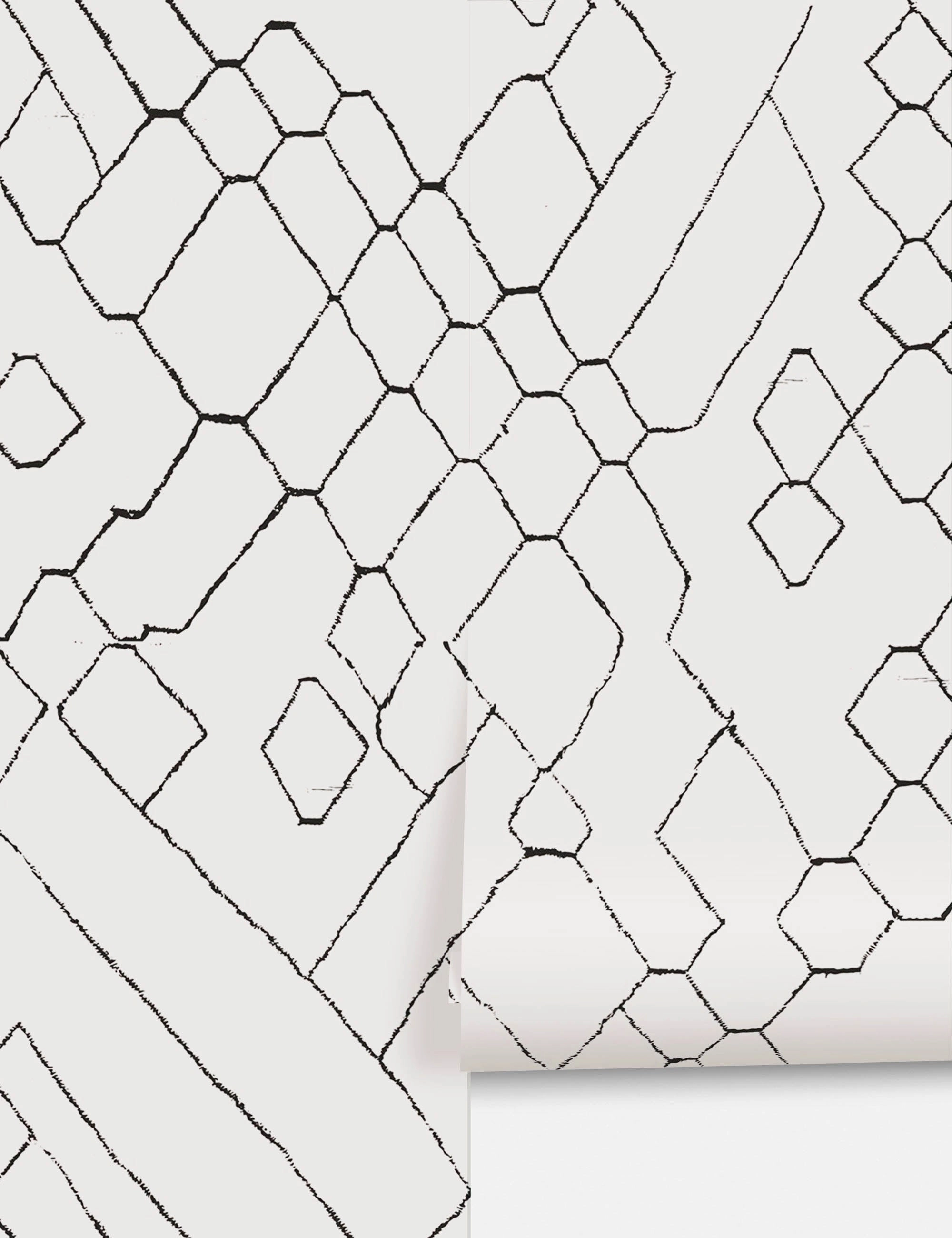 Moroccan Wallpaper Mural by Sarah Sherman Samuel 