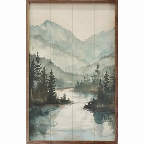Mountain River View 