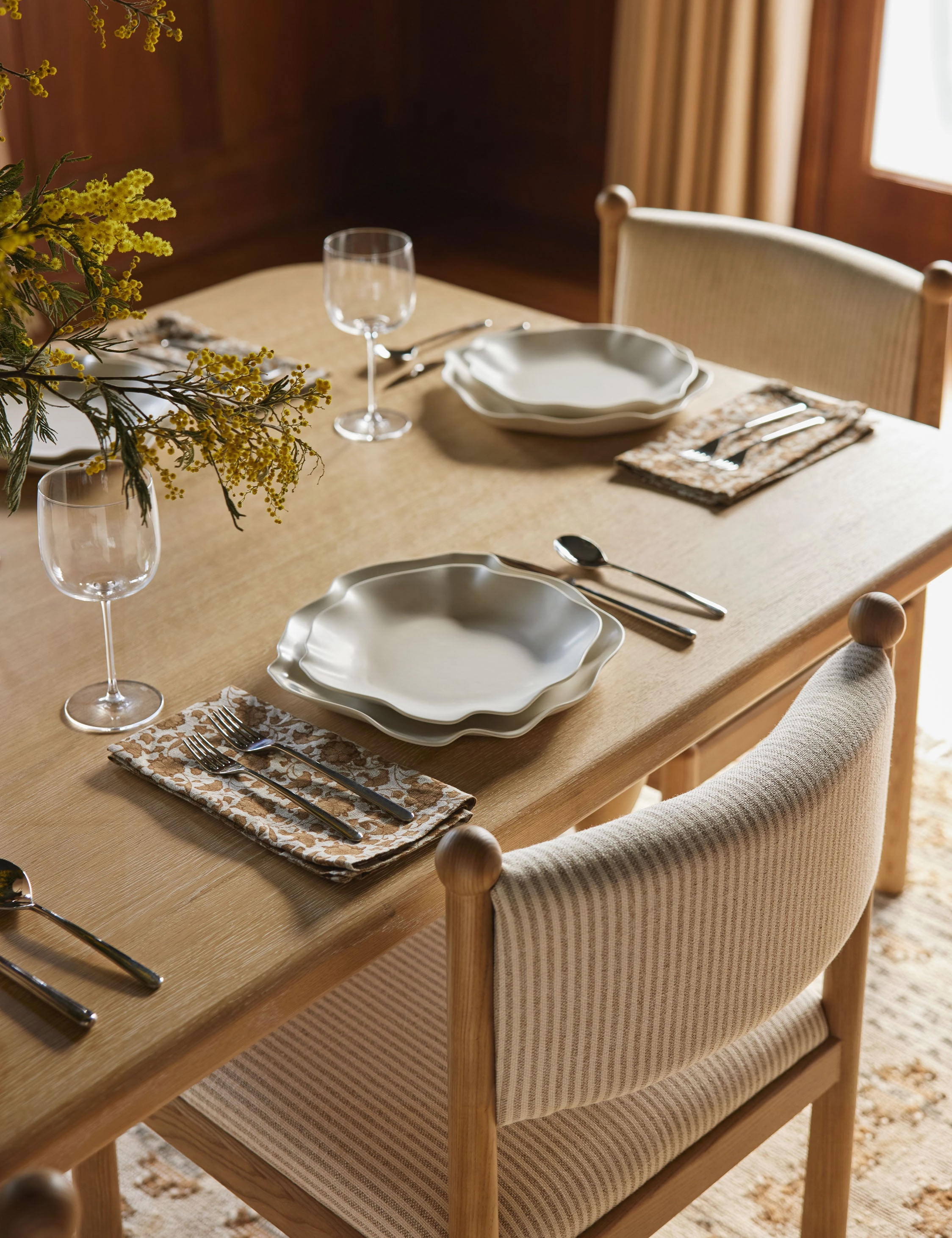 Nadia Satin-Matte Stoneware Dinnerware