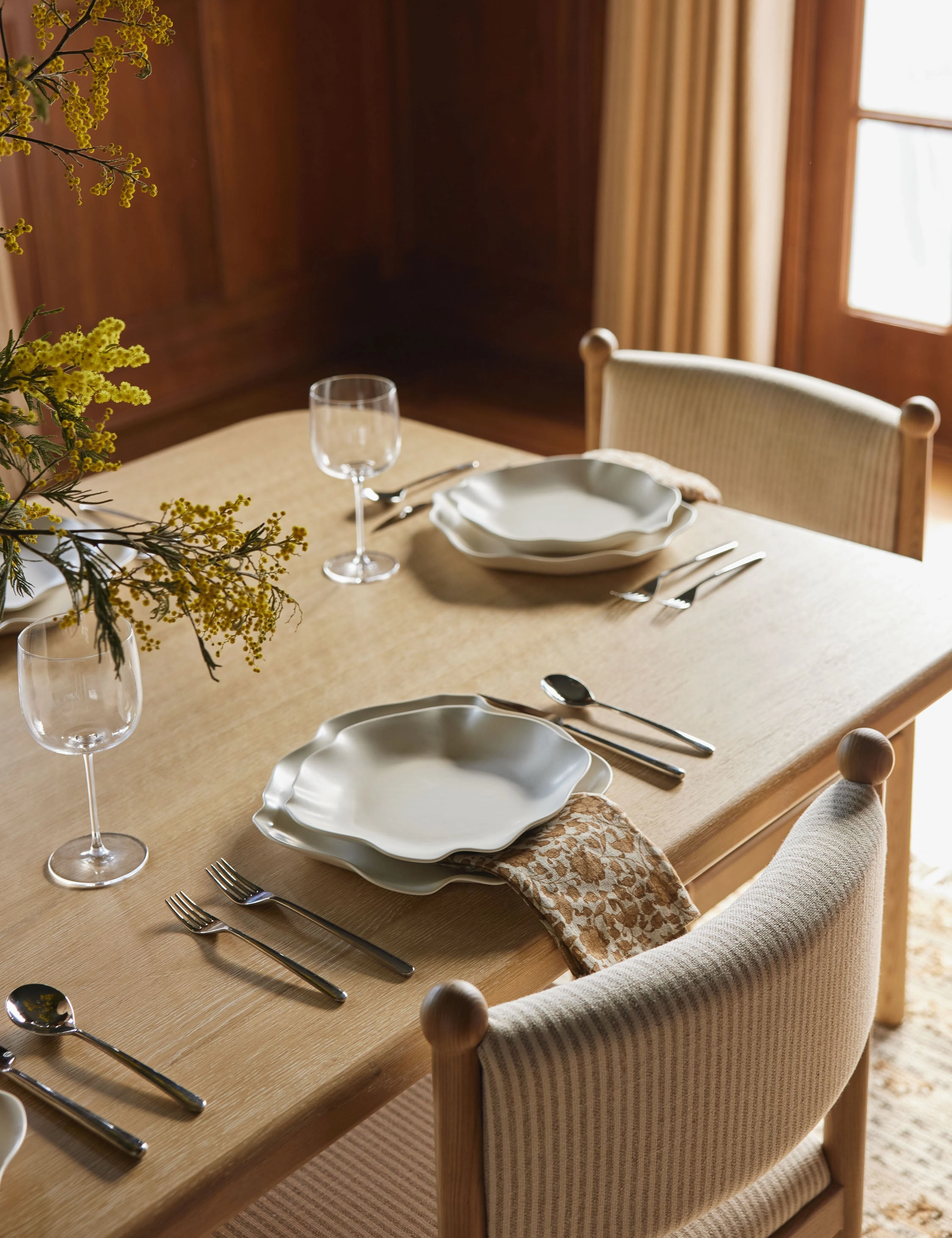 Nadia Satin-Matte Stoneware Dinnerware