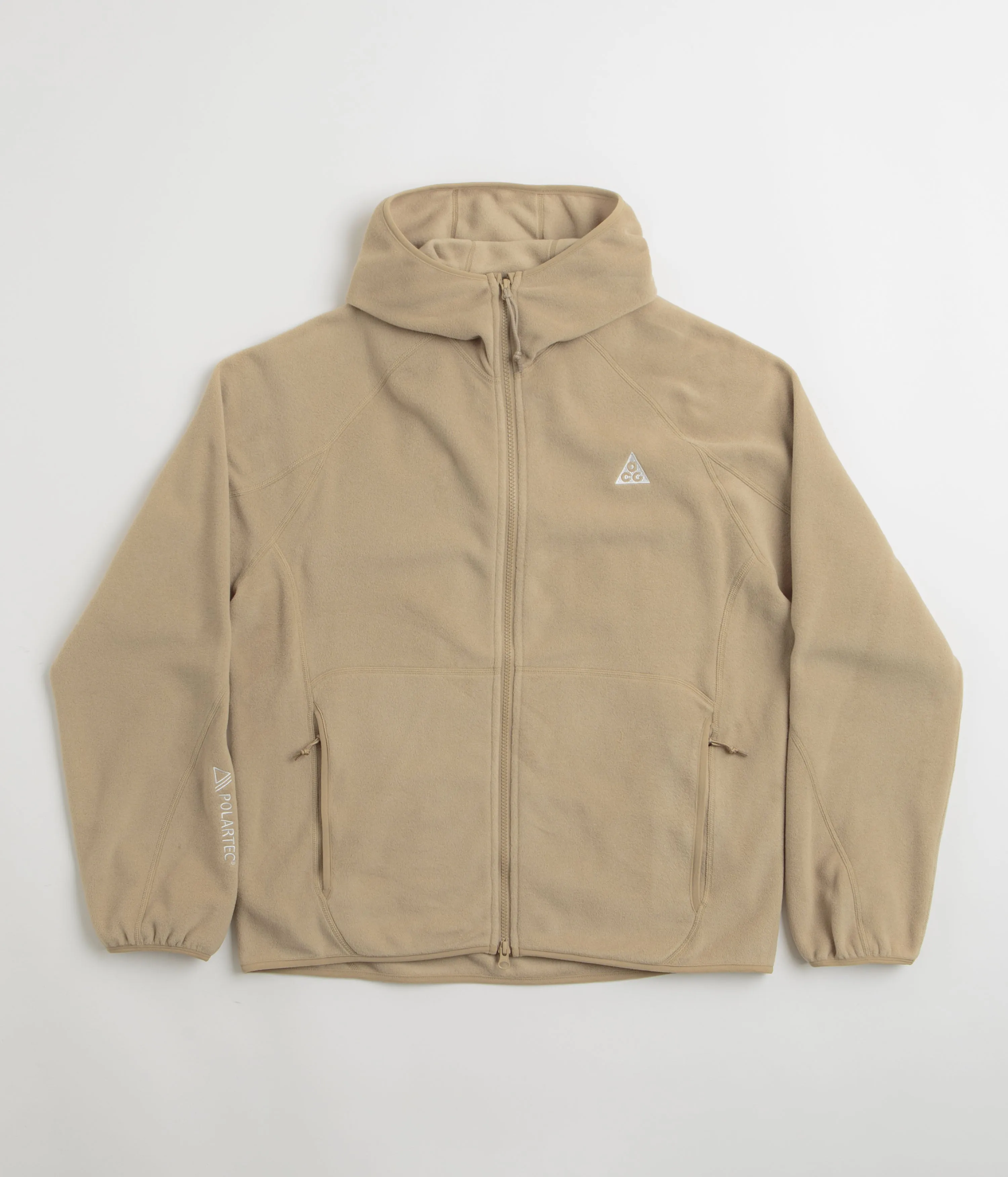 Nike ACG Wolf Tree Full Zip Hoodie - Parachute Beige / Summit White Nike ACG Outdoor Clothing
