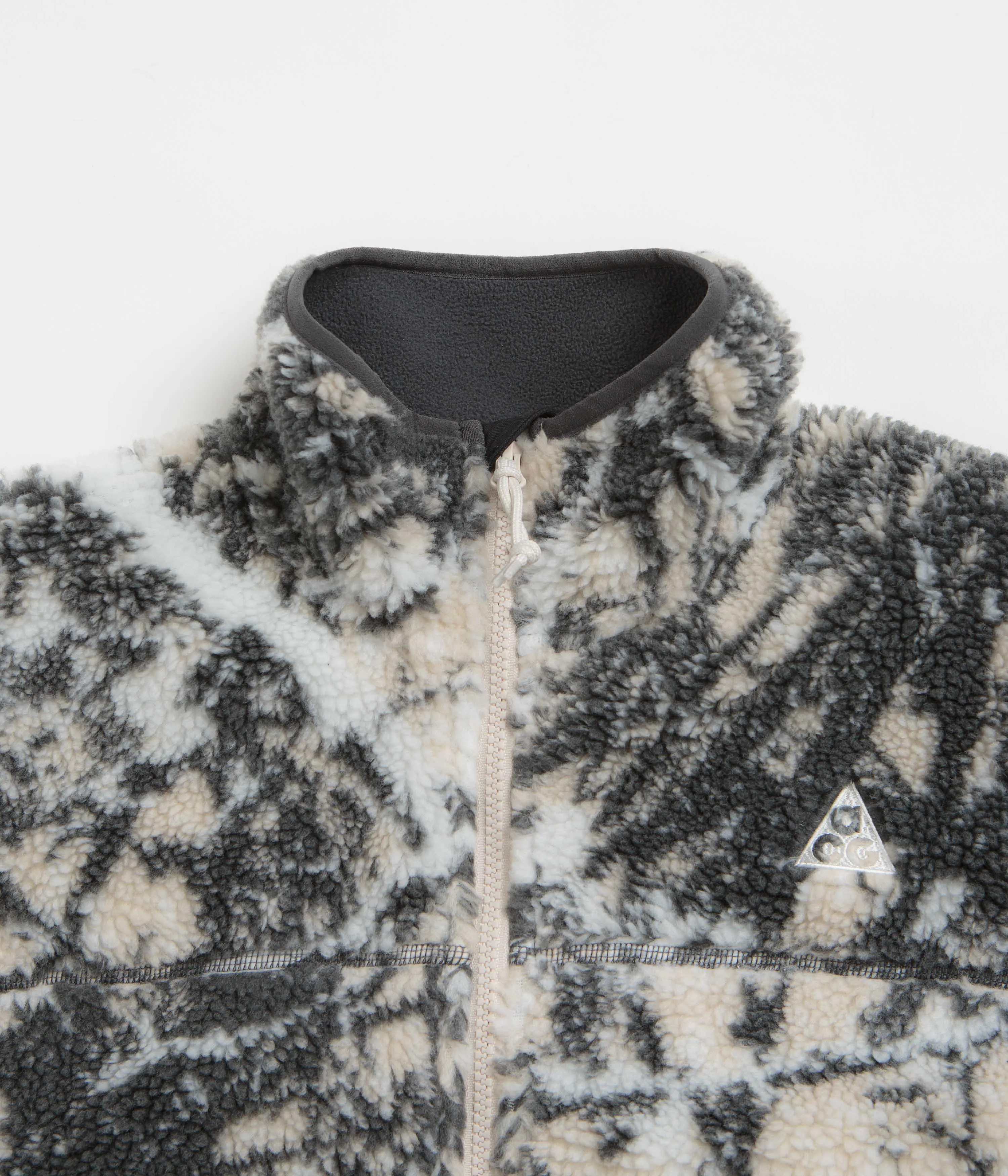Nike ACG Womens Canwell Glacier Fleece - Light Orewood Brown / Black / Summit White Nike ACG Outdoor Clothing