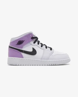 NIKE AIR JORDAN1 MID BARELY GRAPE GS