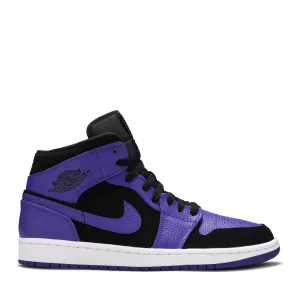 NIKE AIR JORDAN1 MID BLACK DARK CONCORD 2022 (NEW)