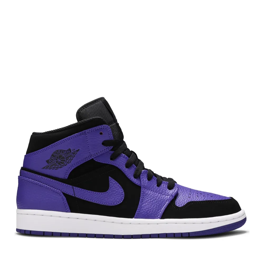 NIKE AIR JORDAN1 MID BLACK DARK CONCORD 2022 (NEW)