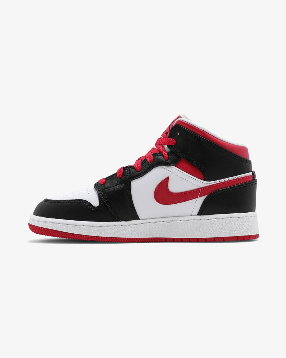NIKE AIR JORDAN1 MID GS WHITE VERY BERRY -