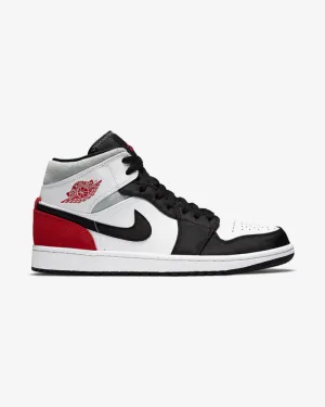 NIKE AIR JORDAN1 MID UNION SE RED BLACK TOE