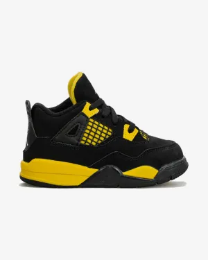 NIKE AIR JORDAN4 RETRO YELLOW THUNDER TODDLER (NEW)
