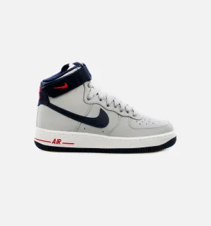 Nike Clothing Air Force 1 High Womens Lifestyle Shoe - Blue/Grey