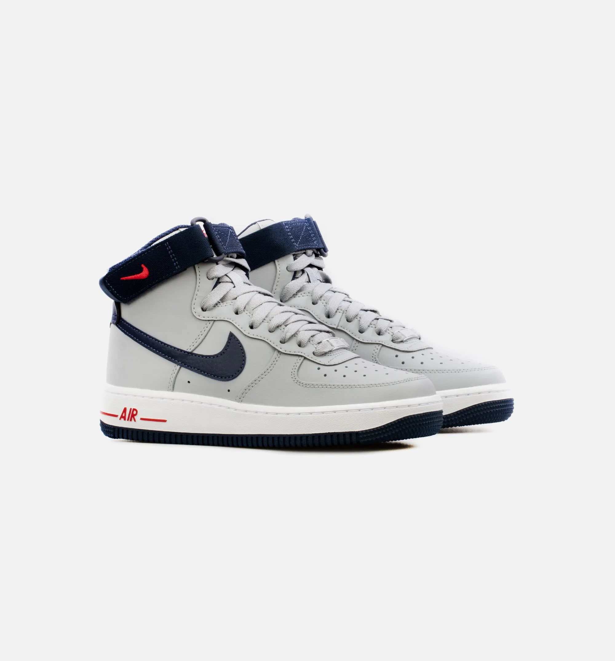 Nike Clothing Air Force 1 High Womens Lifestyle Shoe - Blue/Grey