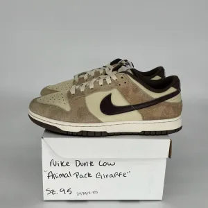 NIKE DUNK LOW ANIMAL PACK GIRAFFE SIZE 9.5 DH7913-200