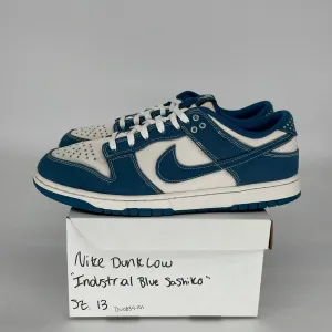 NIKE DUNK LOW INDUSTRIAL BLUE SASHIKO SIZE 13 DV0834-101