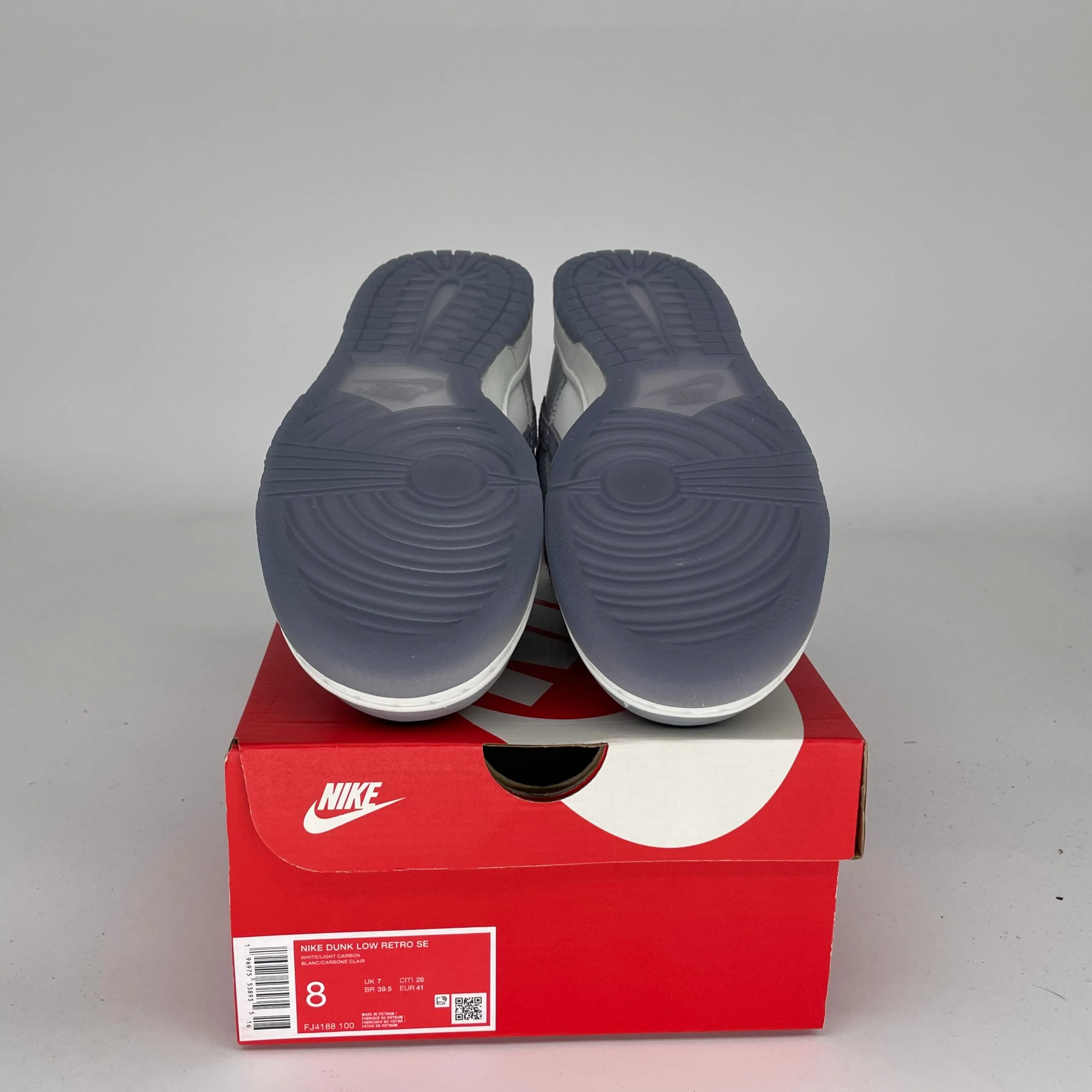 NIKE DUNK LOW LIGHT CARBON SIZE 8 FJ4188-100