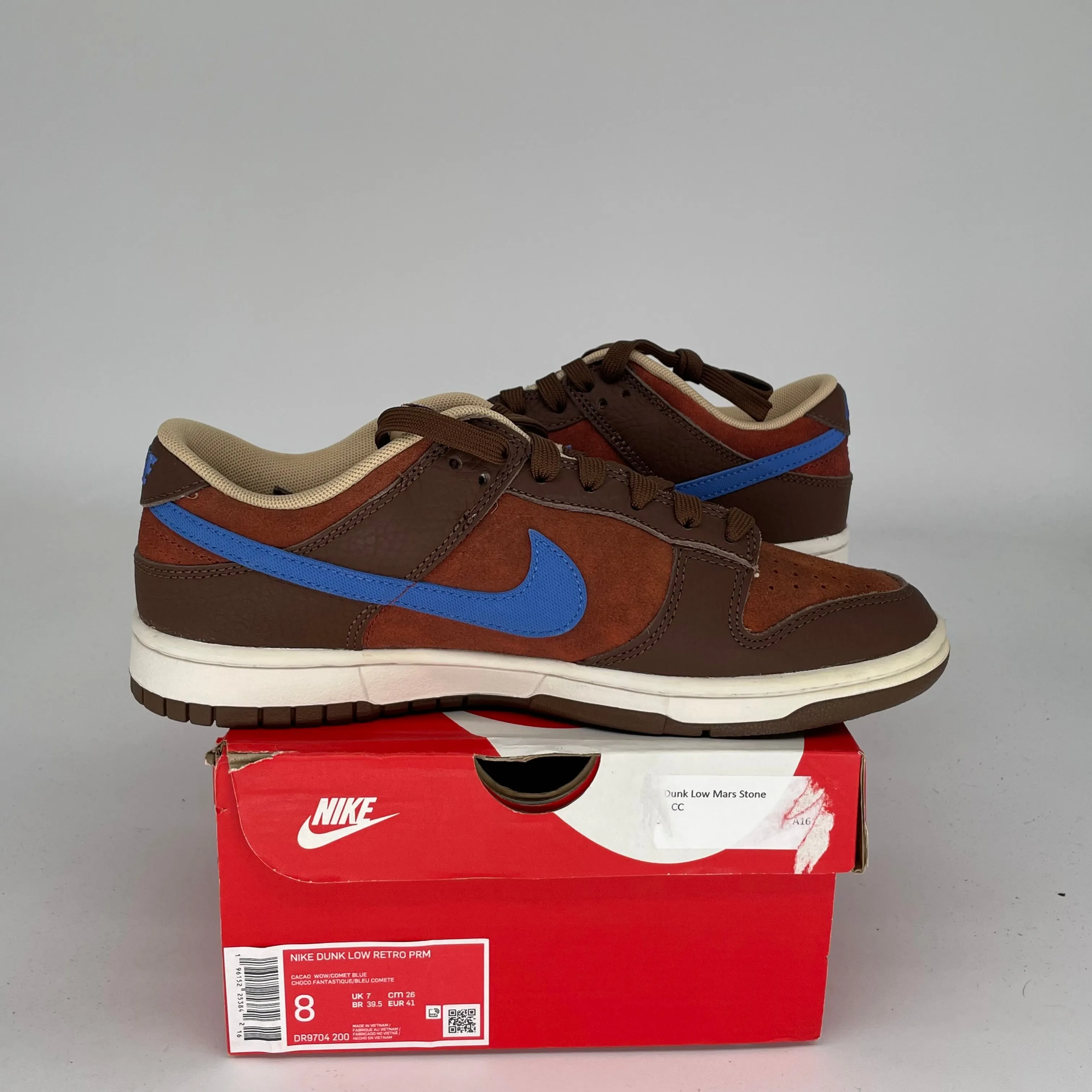 NIKE DUNK LOW MARS STONE SIZE 8 DR9704-200