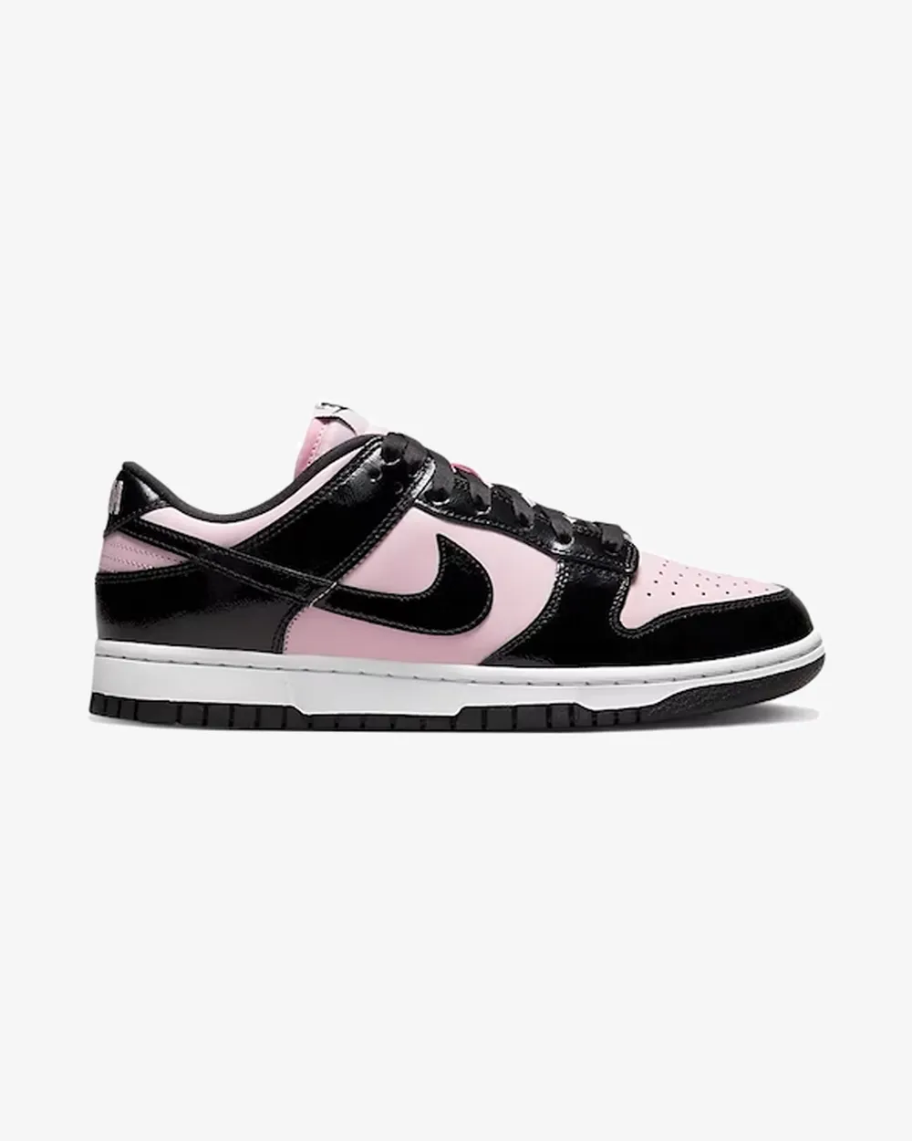 NIKE DUNK LOW WMNS PINK FOAM PATENT BLACK