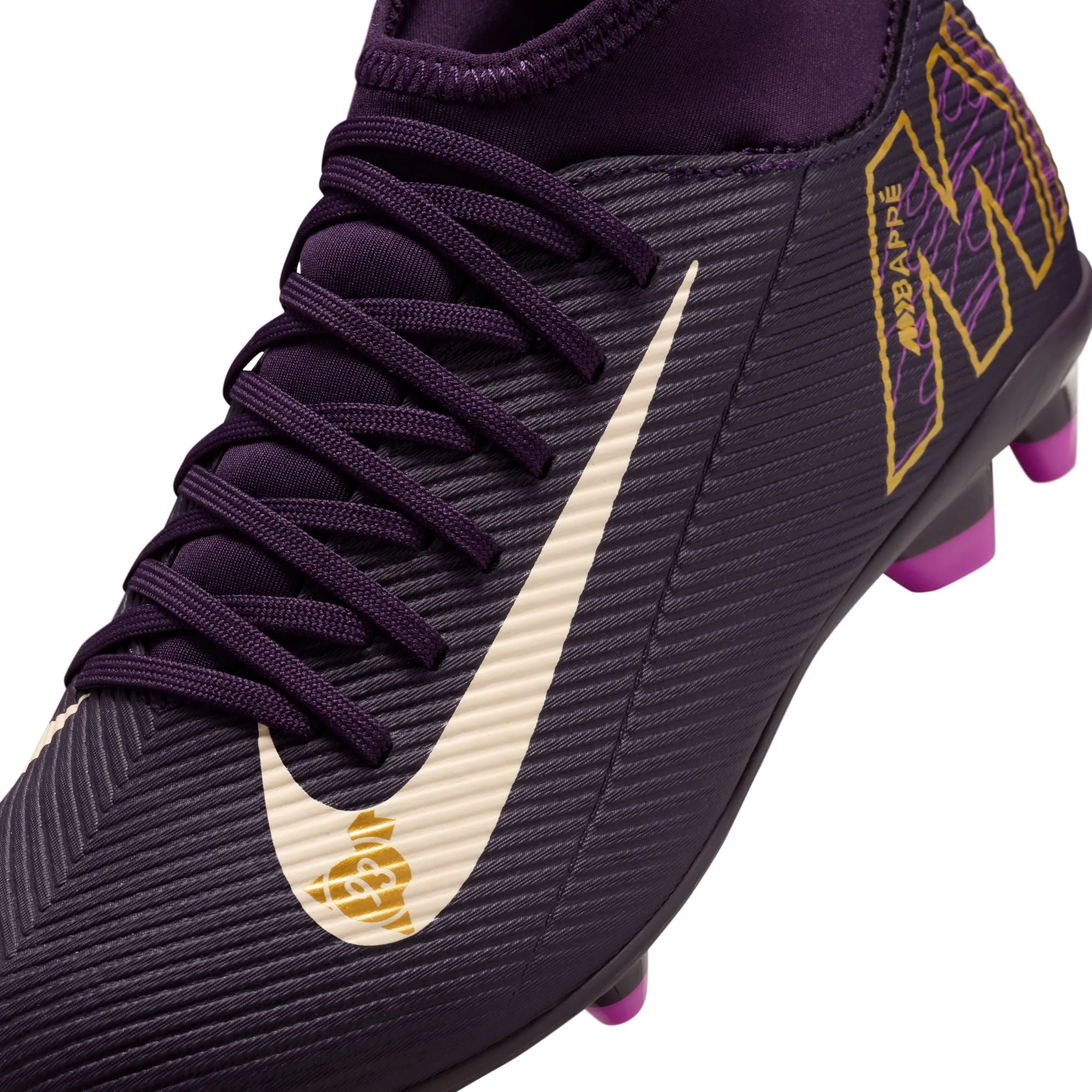 Nike Junior Zoom Superfly 10 Club KM FG Firm Ground Shoes - Grand Purple /Pale Ivory