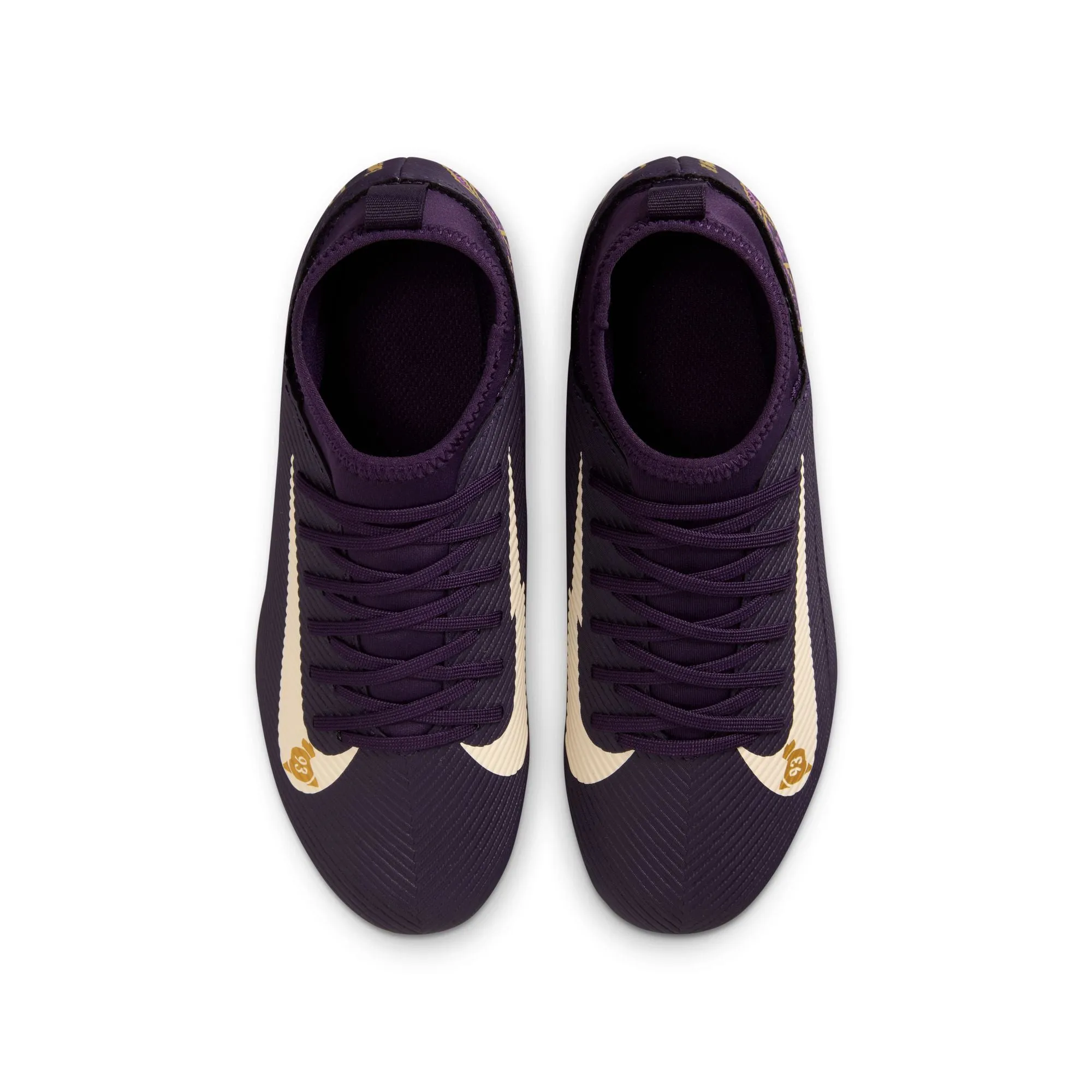 Nike Junior Zoom Superfly 10 Club KM FG Firm Ground Shoes - Grand Purple /Pale Ivory